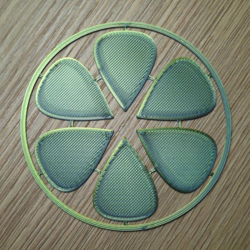"Citrus slice" guitar picks