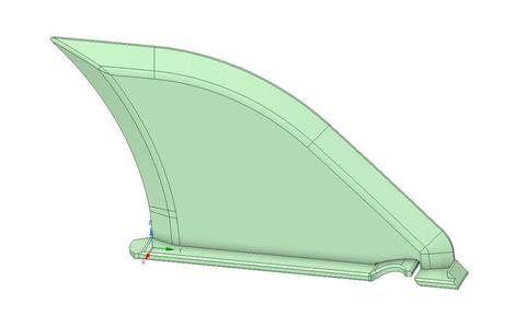 Intex K2 / Explorer Inflatable Kayak SKEG (FIN) 
