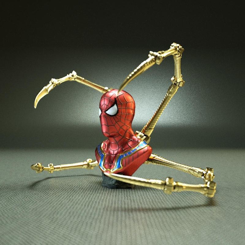 IRON SPIDER BUST (With Spider Arms)