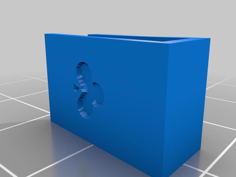 Cup marker with card symbols