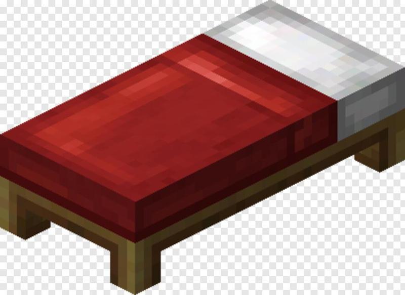 Minecraft bed (multicolour)