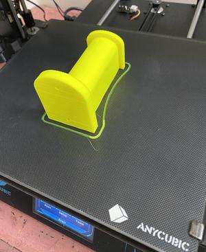 Wall mounted filament spool holder