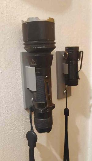1" or 20mm Flashlight wall holder