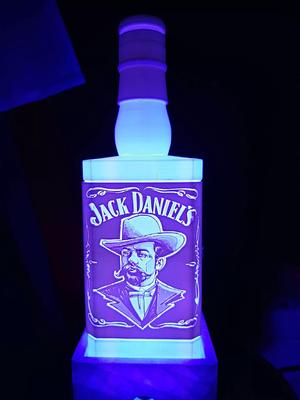 Bouteille Lithophanie Jack Daniel's