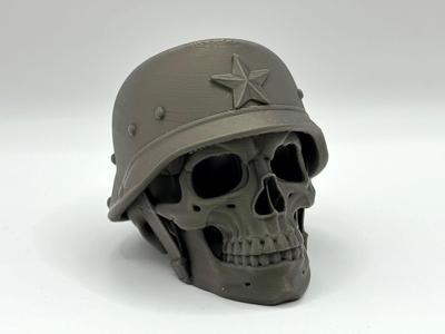 Retro Soldier Skull