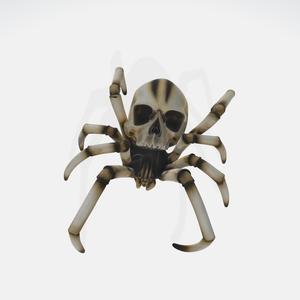 spider skull sculpture