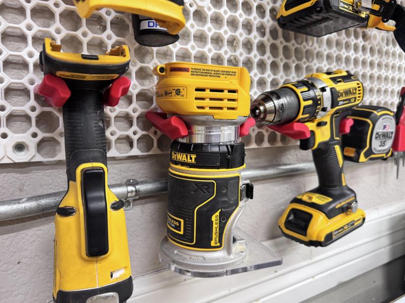 Dewalt DCW600 compact (palm) router Hook - Multiboard