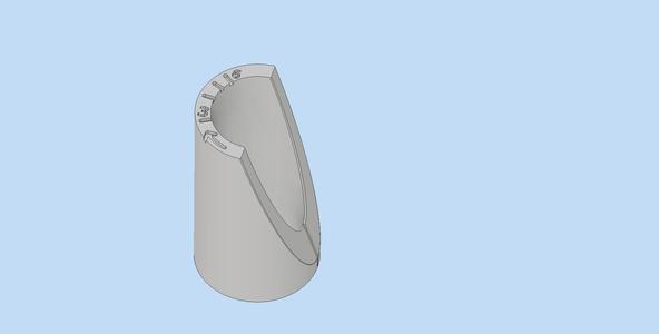 3D PRINT FILE FOR 44,5 MM ANGLE GRINDER MERGE COLLECTOR CUTTING TEMPLATE.