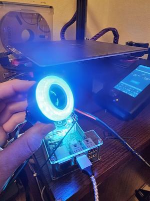 Raspberry Pi Camera 3 w/ 16-LED Ring Light