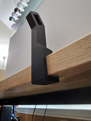 Embiggened Magnet Slot Tool Holder Mount + Table Hook