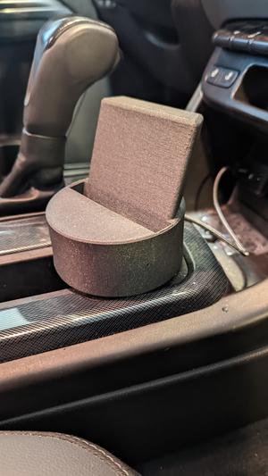 Phone cradle for cup holder