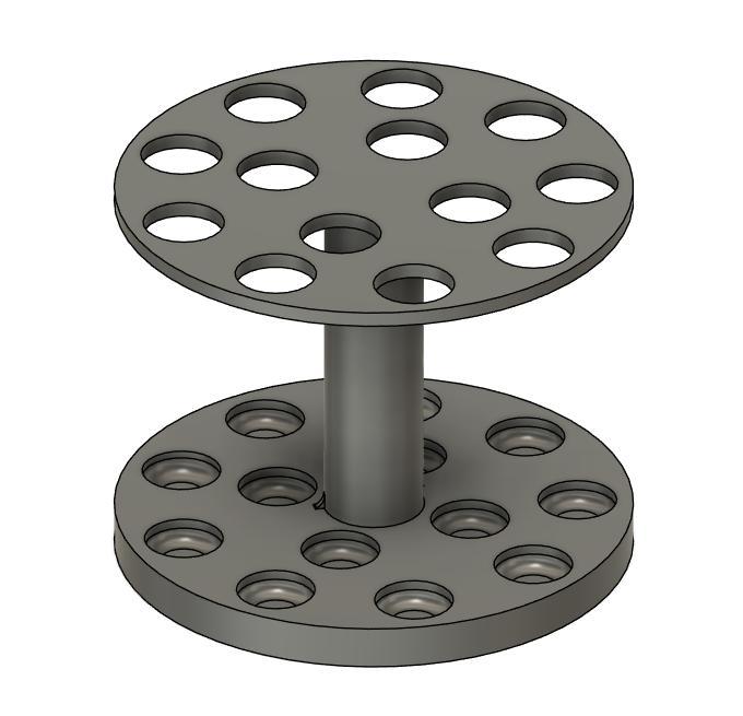 Test tube stand - For 13x 15mm test tubes