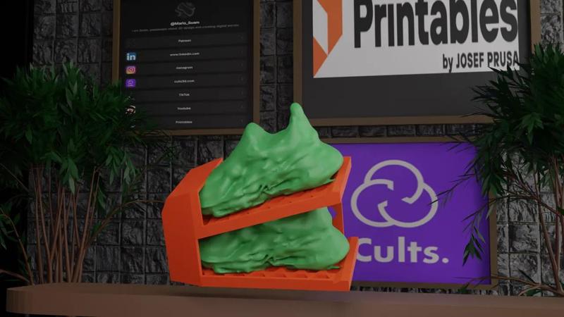 Double-Tier Wall-Mounted Shoe Rack – Tilted and Compact Design   