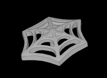 Lego Compatible (36083c.dat) Minifig Weapon Web Effect Web  4 x  3 with Bar   