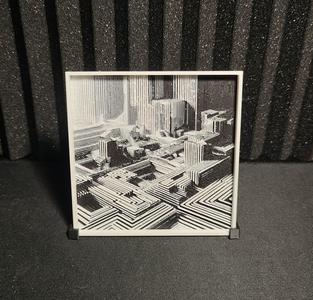 Hueforge Monochrome Labyrinth City V.2
