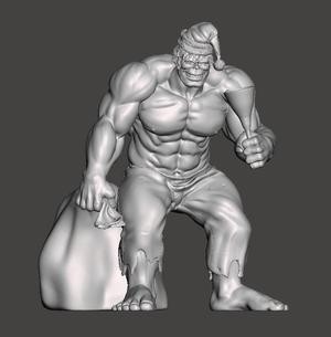 Christmas Hulk ,Santa