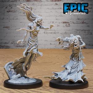 Banshee Classic Set ‧ DnD Miniature ‧ Tabletop Miniatures ‧ Gaming Monster ‧ 3D Model ‧ RPG ‧ DnDminis ‧ STL FILE‧ DnD Miniature ‧ Tabletop Miniatures ‧ Gaming Monster ‧ 3D Model ‧ RPG ‧ DnDminis ‧ STL FILE