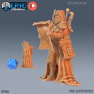 Halfling Rogue Contract ‧ DnD Miniature ‧ Tabletop Miniatures ‧ Gaming Monster ‧ 3D Model ‧ RPG ‧ DnDminis ‧ STL FILE