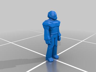 Star Citizen Guy - 6mm, Remix (Low Poly)