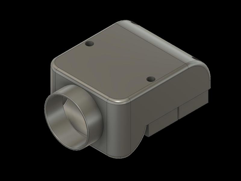 xTool S1 90 degree exhaust hose adapter 3 inch