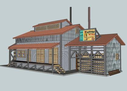 HO Scale Pickle Factory