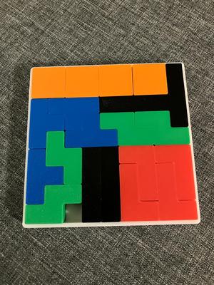 Montessori Brick Puzzle Game