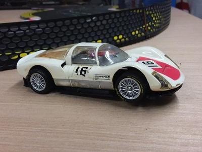 slotcar Carrera Porsche 6 Chassis