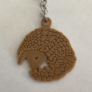 Pangolin keychain