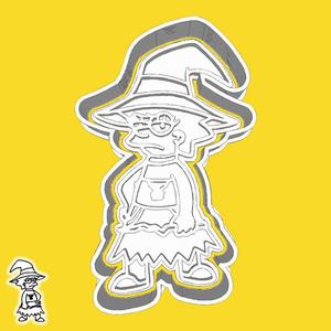 "The Simpsons" Halloween cookie cutters - Lisa (witch) (style 1)