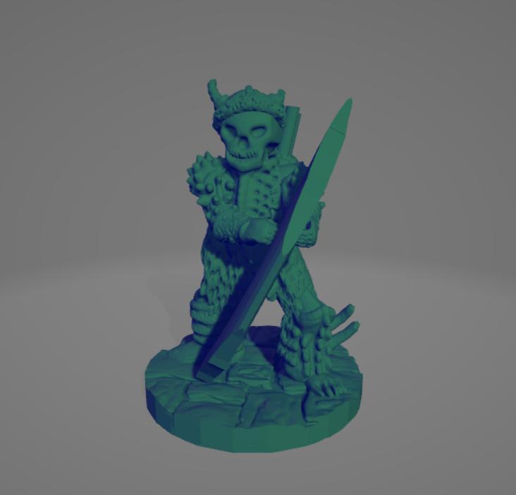 Skeleton Archer Readying Bow (28mm)