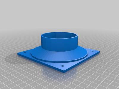 120mm Fan to 75 Flex Duct