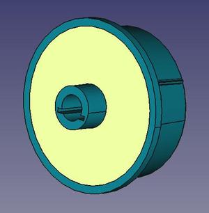 Knob with 150° indicator