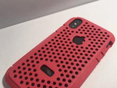 iPhone X Case with Cooling Holes (PLA/PETG)