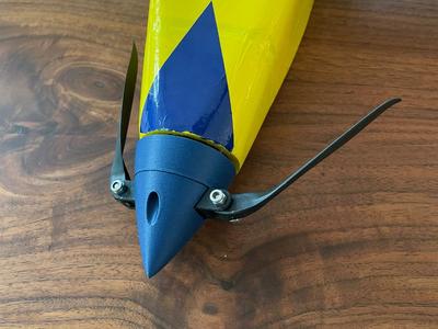 Rc Airplane Folding Propeller with Spinner Mount