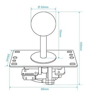 Print N Play Arcade - Control Panel - 6 Button Layout 