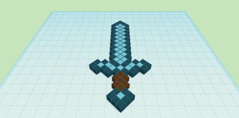 mindecraft sword/gun   