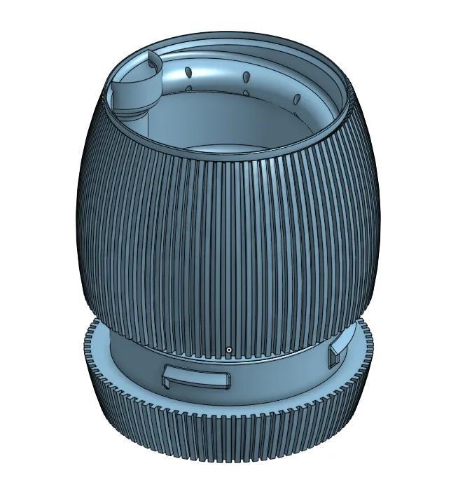 Wall Vase with Integrated Water Distribution System #2   