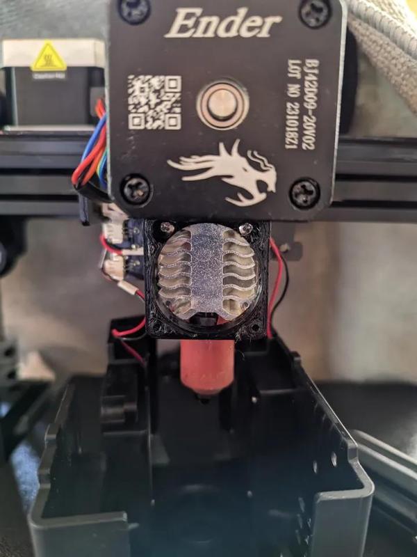Ender 3 V3 KE 2510 to 3010 fan adapter   