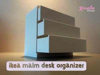 Desk Organizer (IKEA Malm chest of drawers)