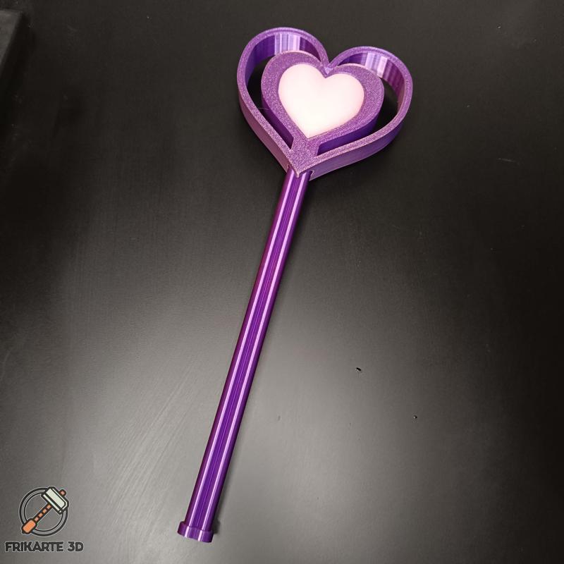Enchanted Heart Wand – 3D Printable Magic!