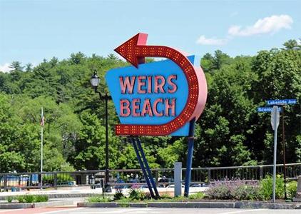Weirs Beach Sign (HO Scale?)