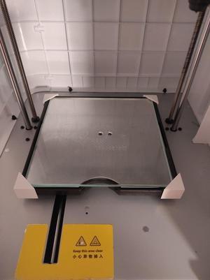 Glas Bed clips for Flashforge Adventurer 3 / MP Voxel 