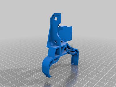 Left part of "Crab" direct drive for Flying Bear Ghost 5 with chain holder
