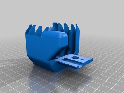 Prusa mk3s+ Extruder Cooling inkl fscover with M10 pneumatik mount.stl