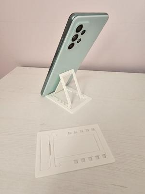 Card size phone stand
