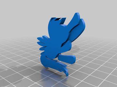 Rainbow Dash Keychain