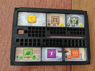 Terraforming Mars player mat holder (stackable)