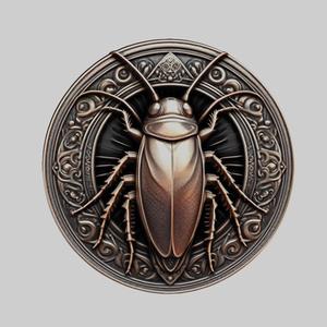 Cockroach Animal Head Cockroach Animal Medallion for CNC Router Laser & 3D Printer