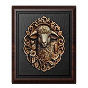 Lamb animal wall art relief wall decor