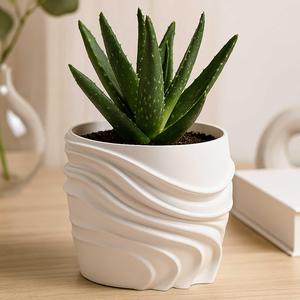 Modern Plant Pot with Drainage